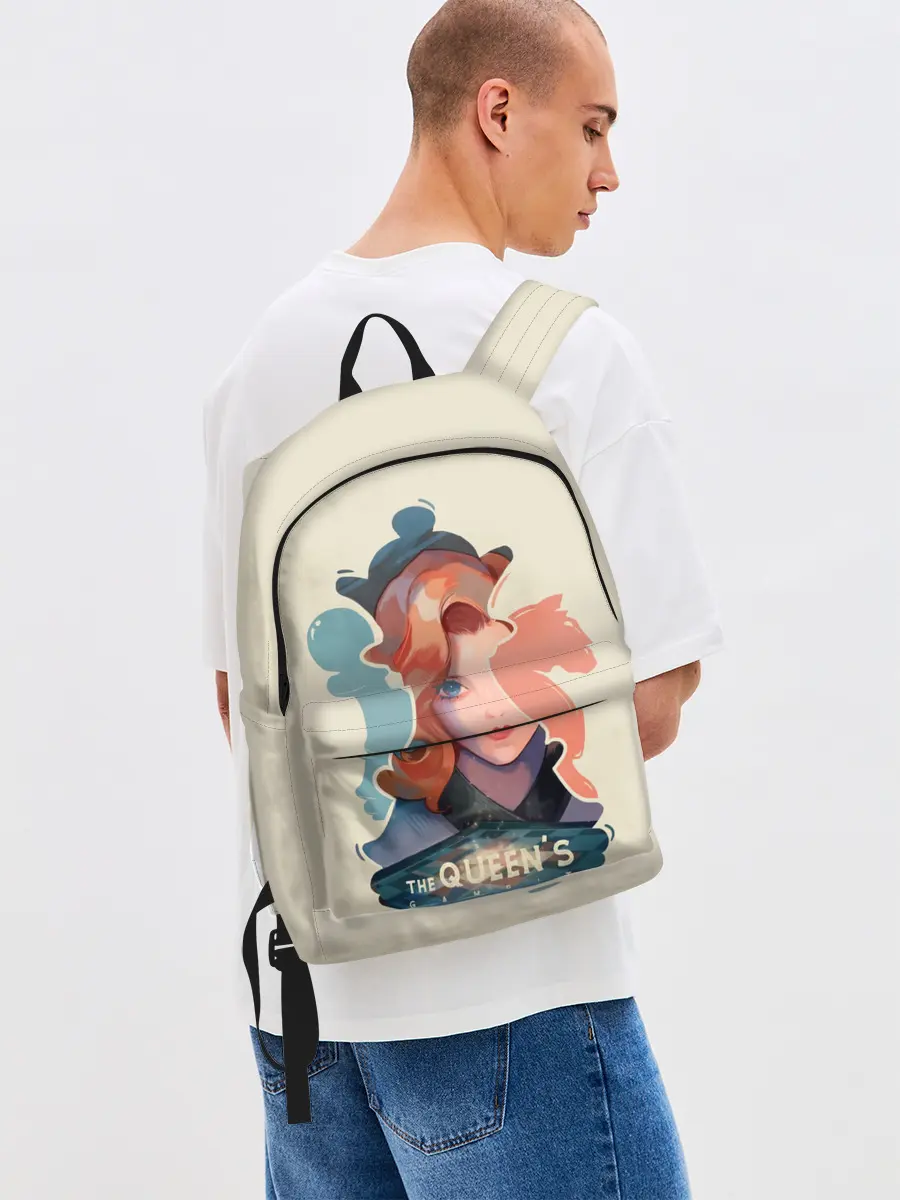 Рюкзак джинсовый / Королева шахматной доски