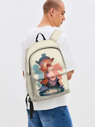 Рюкзак джинсовый / Королева шахматной доски