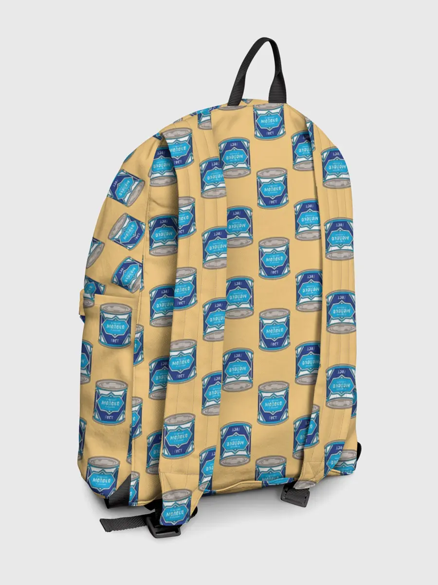 Рюкзак джинсовый / Сгущенка паттерн