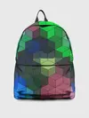 Рюкзак джинсовый / Разноцветный геометрический уз