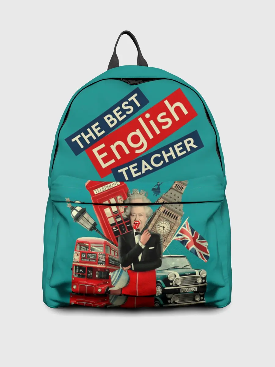 Рюкзак джинсовый / Лучший учитель английского языка