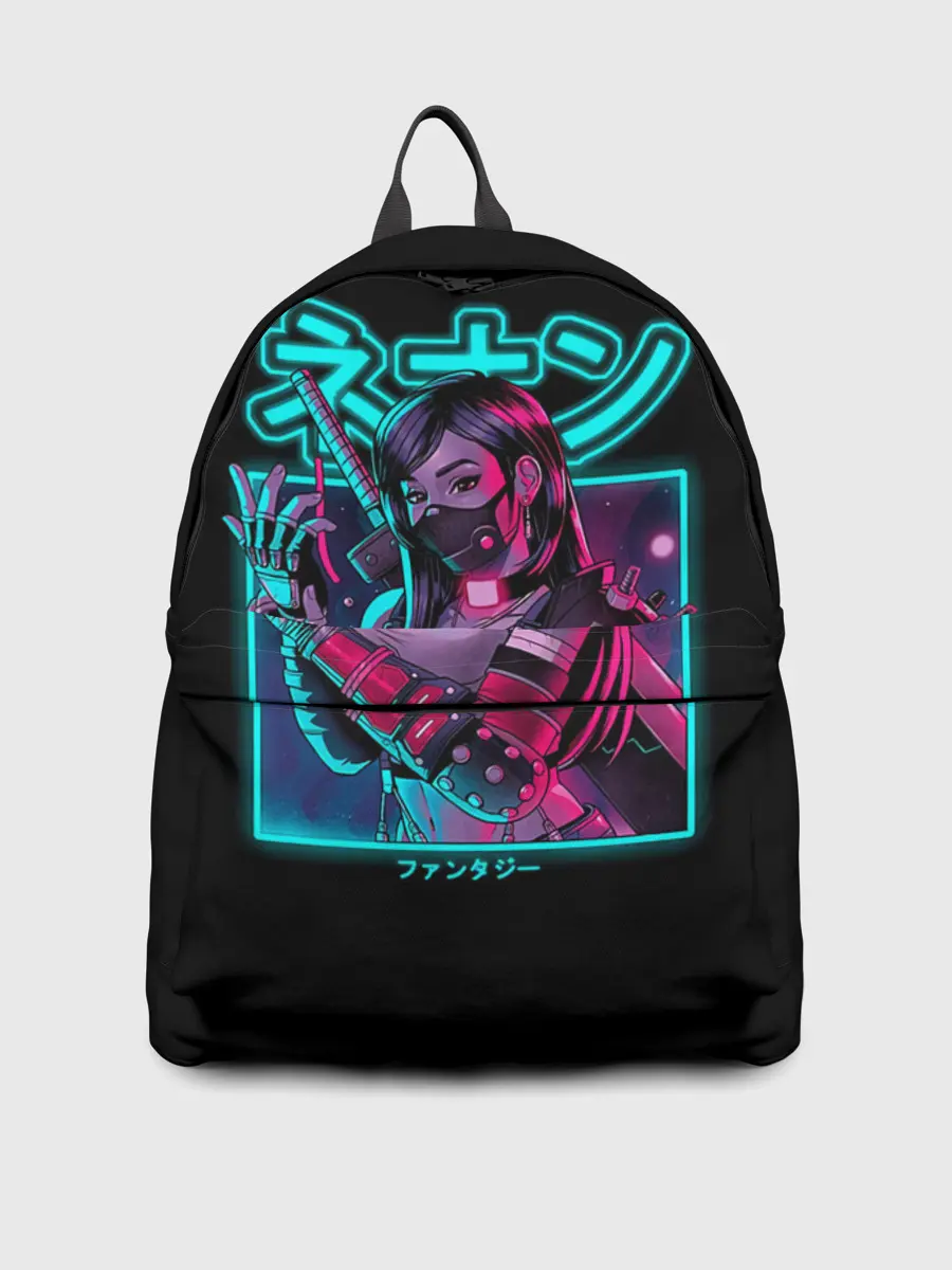 Рюкзак джинсовый / Neon girl