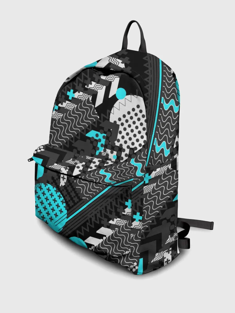 Рюкзак джинсовый / Геометрическая форма