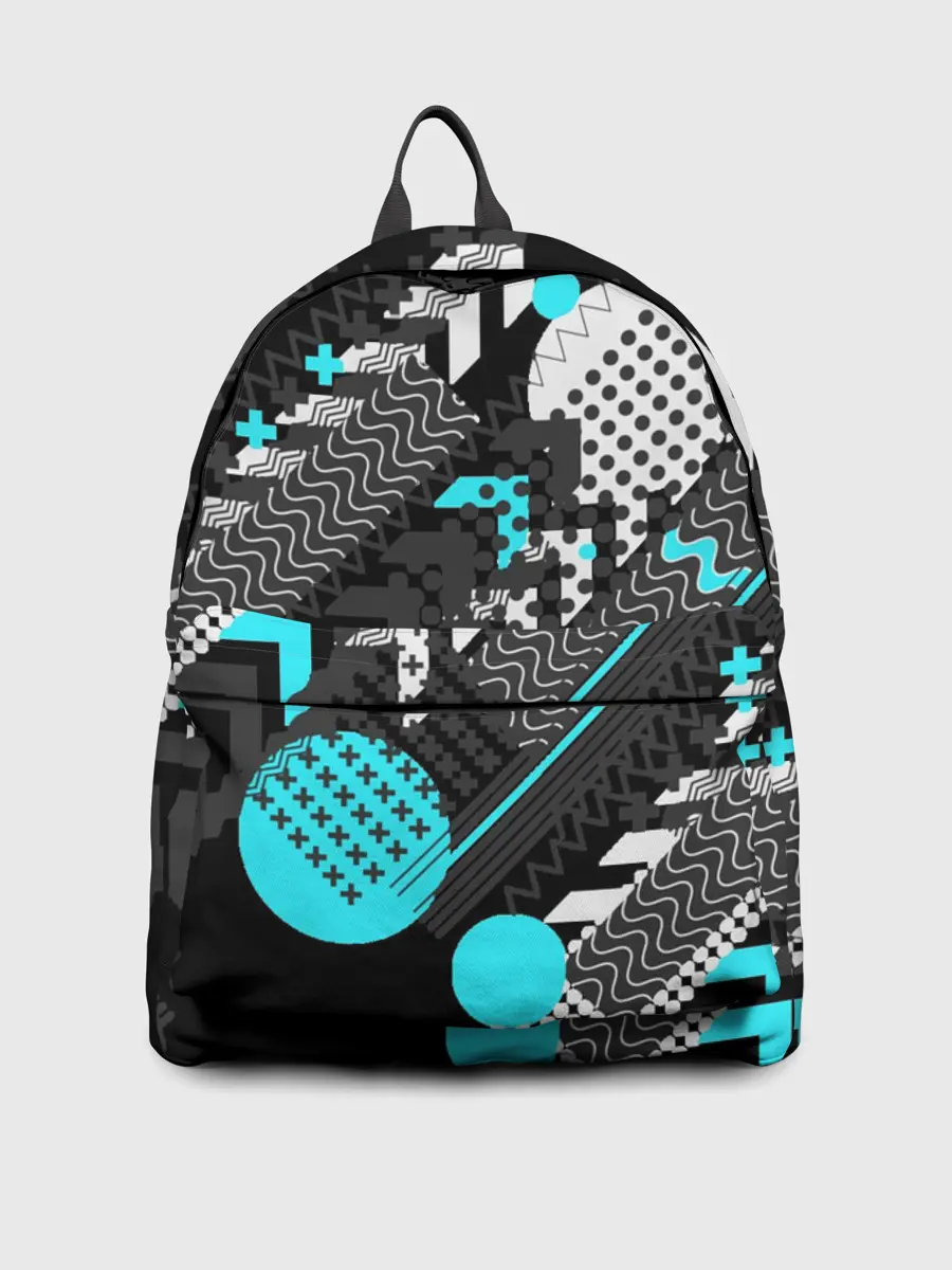 Рюкзак джинсовый / Геометрическая форма