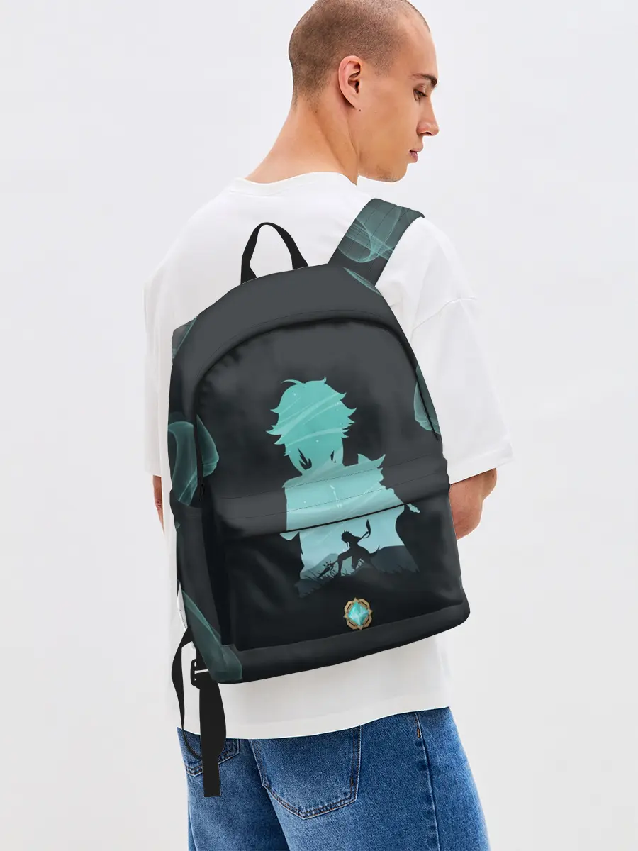 Рюкзак джинсовый / XIAO | СЯО | ГЕНШИН