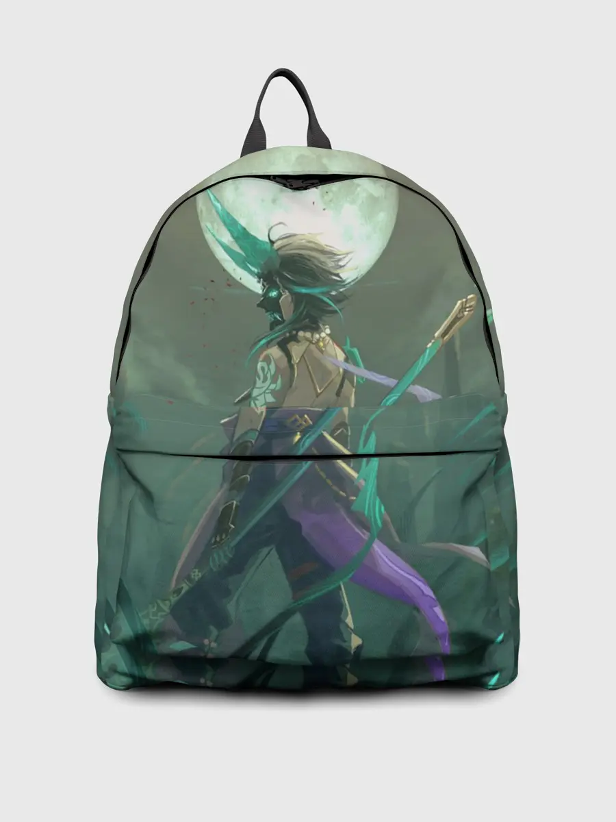 Рюкзак джинсовый / XIAO | СЯО | ПОЛНОЛУНИЕ