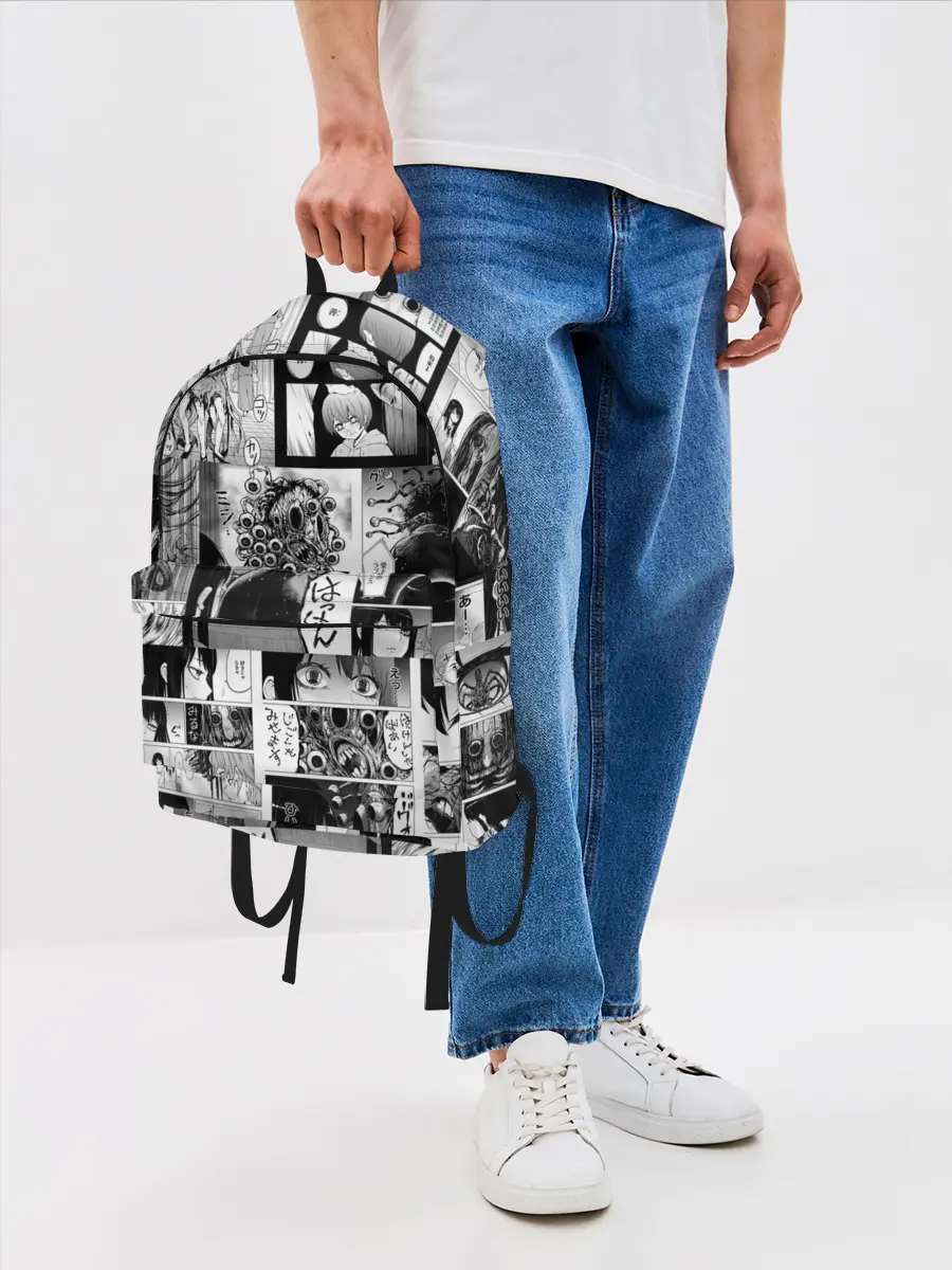 Рюкзак джинсовый / Девочка, которая видит это