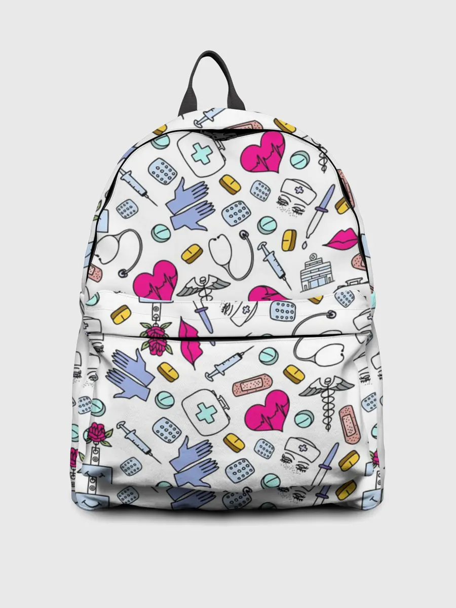 Рюкзак джинсовый / Медицинский паттерн