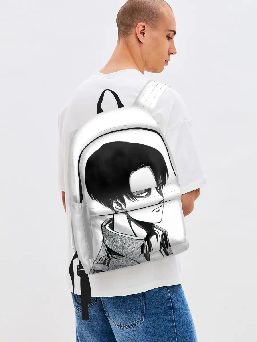 Рюкзак джинсовый / Леви просто смотрит на тебя