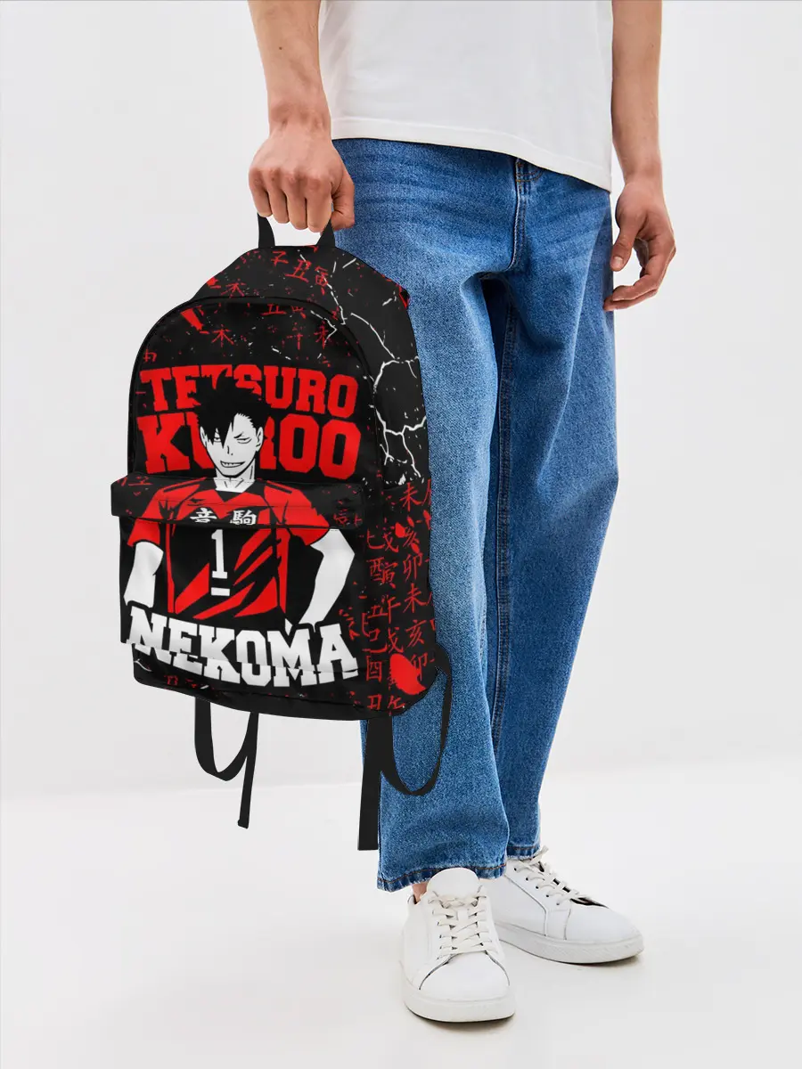 Рюкзак джинсовый / КУРОО ТЕЦУРО / TETSURO
