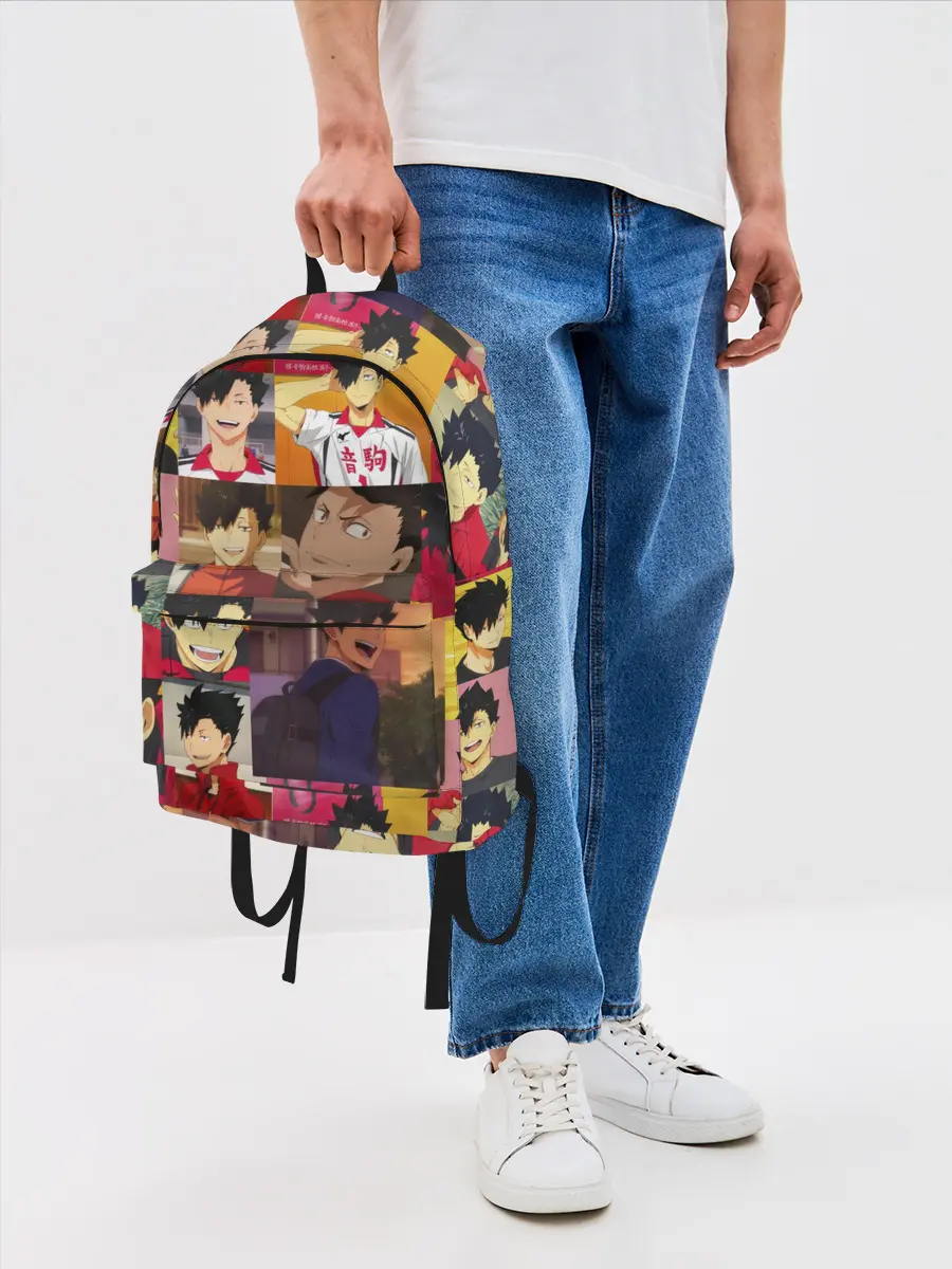 Рюкзак джинсовый / КУРОО ТЕЦУРО / TETSURO