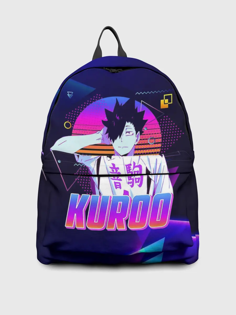 Рюкзак джинсовый / КУРОО ТЕЦУРО / TETSURO / NEON