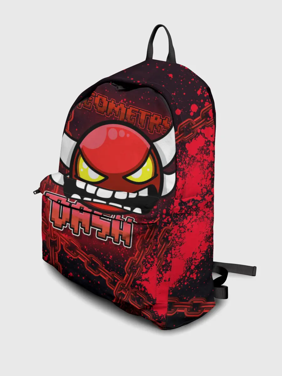 Рюкзак джинсовый / Geometry Dash