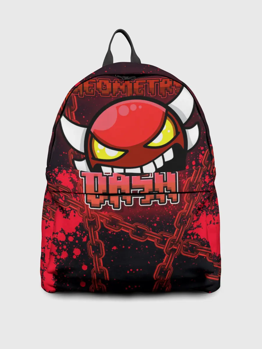 Рюкзак джинсовый / Geometry Dash