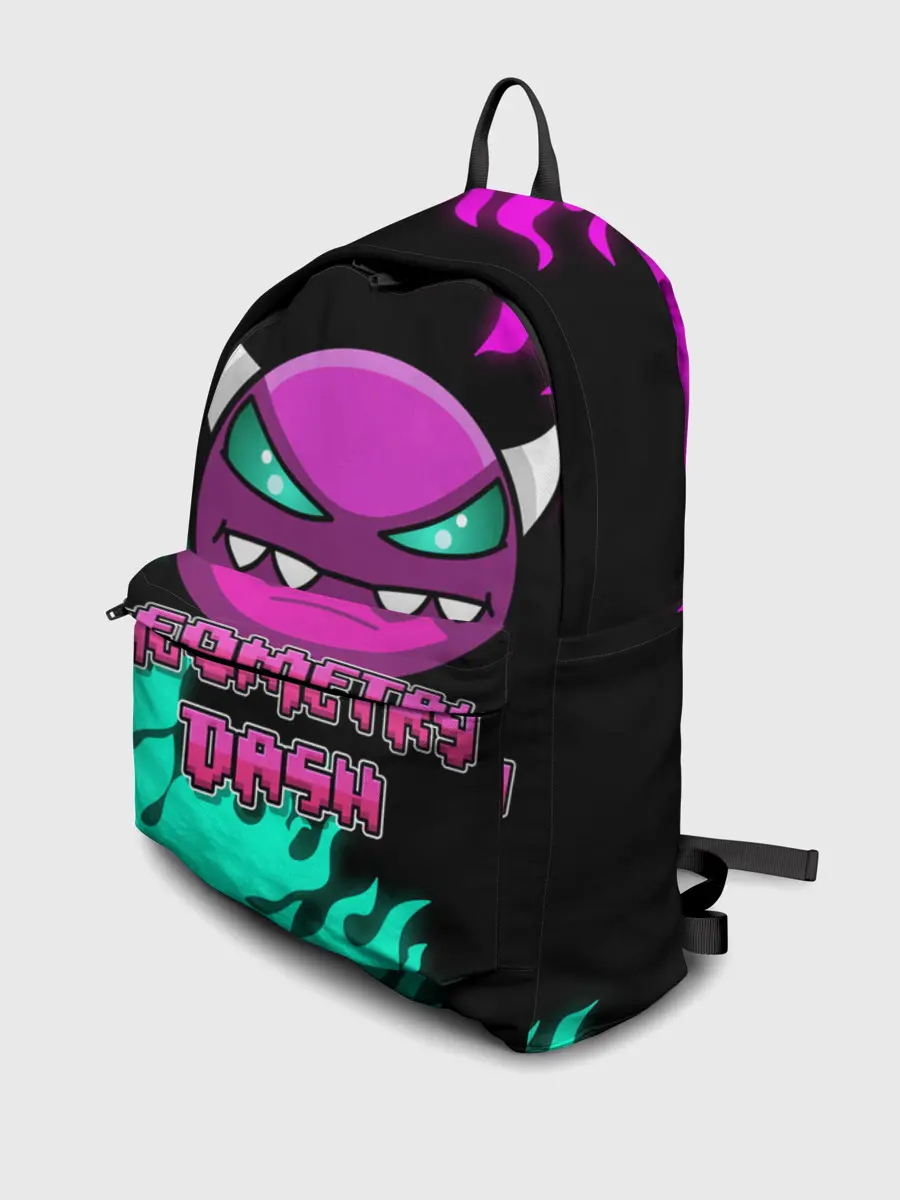 Рюкзак джинсовый / Geometry Dash