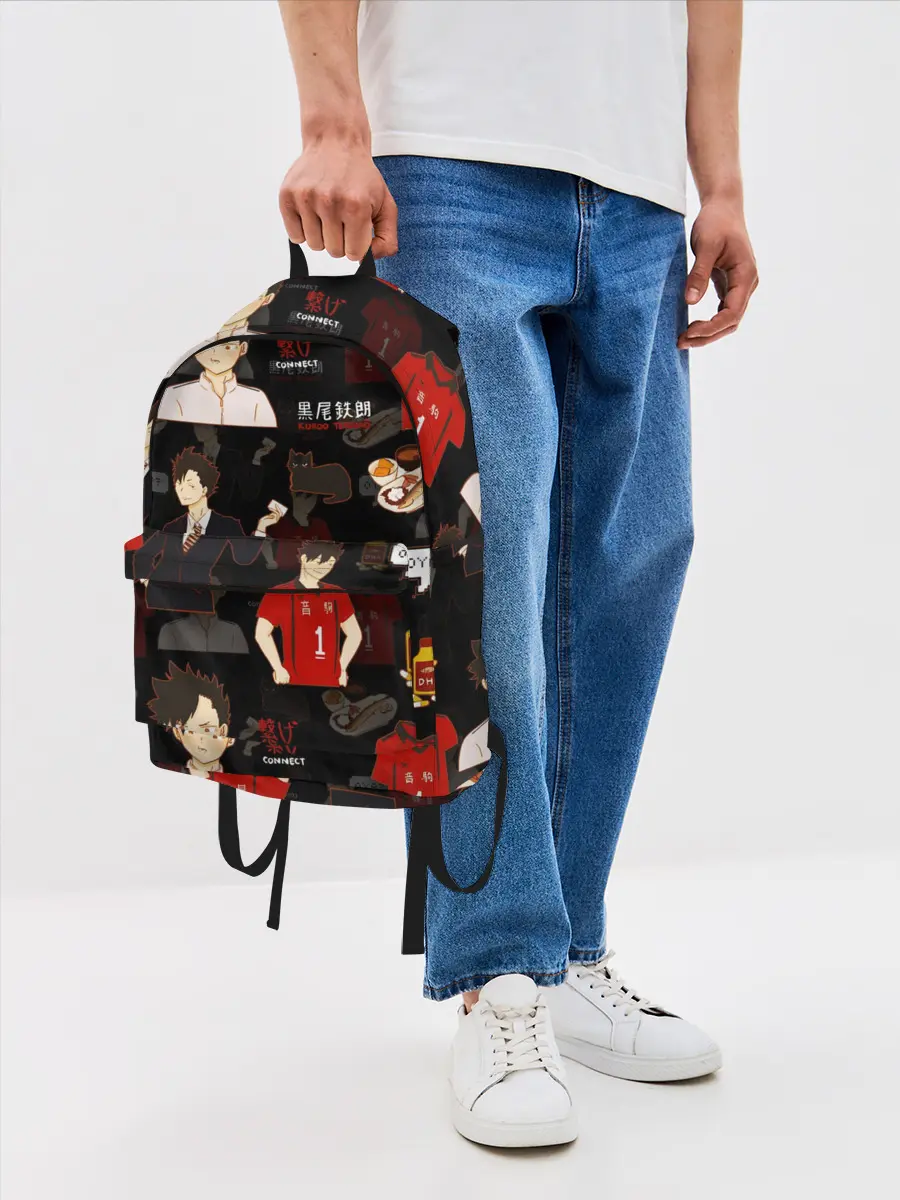 Рюкзак джинсовый / КУРОО ТЕЦУРО / TETSURO
