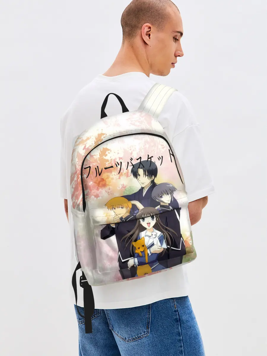 Рюкзак джинсовый / Корзинка фруктов персонажи