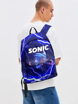 Рюкзак джинсовый / SONIC | СОНИК