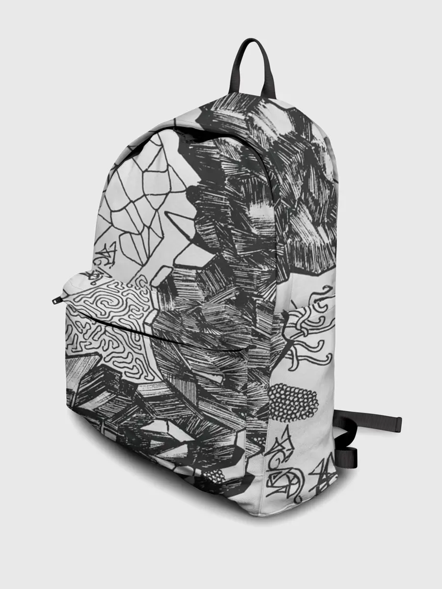 Рюкзак джинсовый / Структурная мозайка