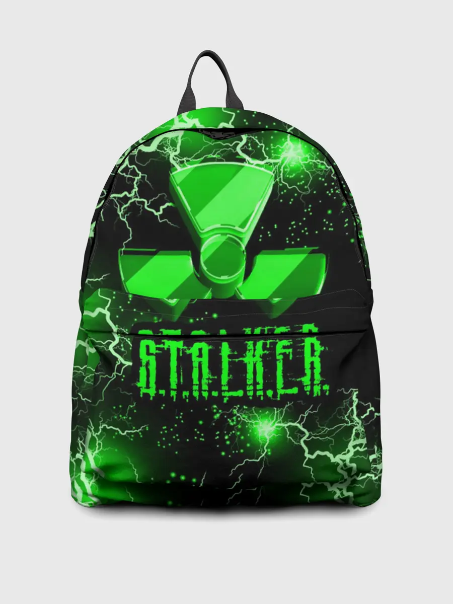 Рюкзак джинсовый / S.T.A.L.K.E.R. NEON МОЛНИЯ