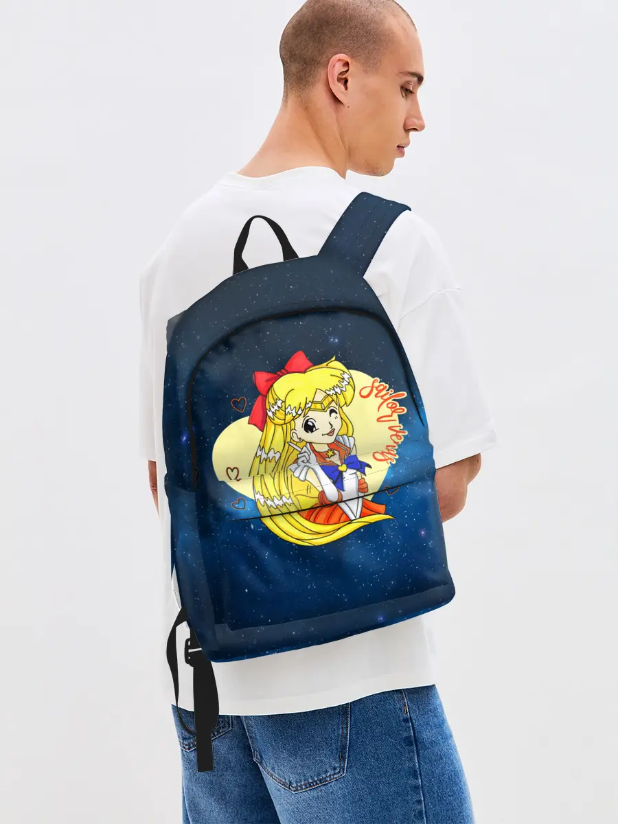 Рюкзак джинсовый / Сейлор Мун | Космос