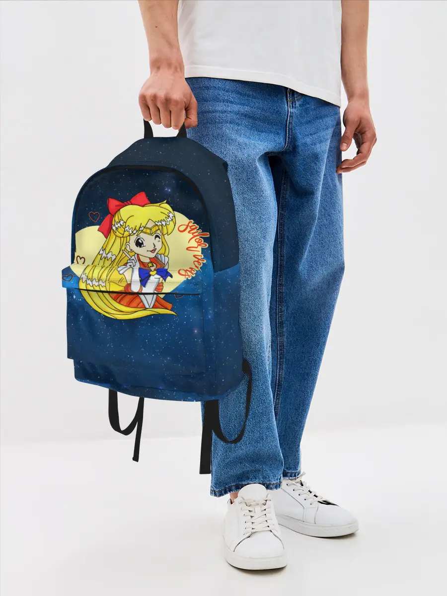 Рюкзак джинсовый / Сейлор Мун | Космос