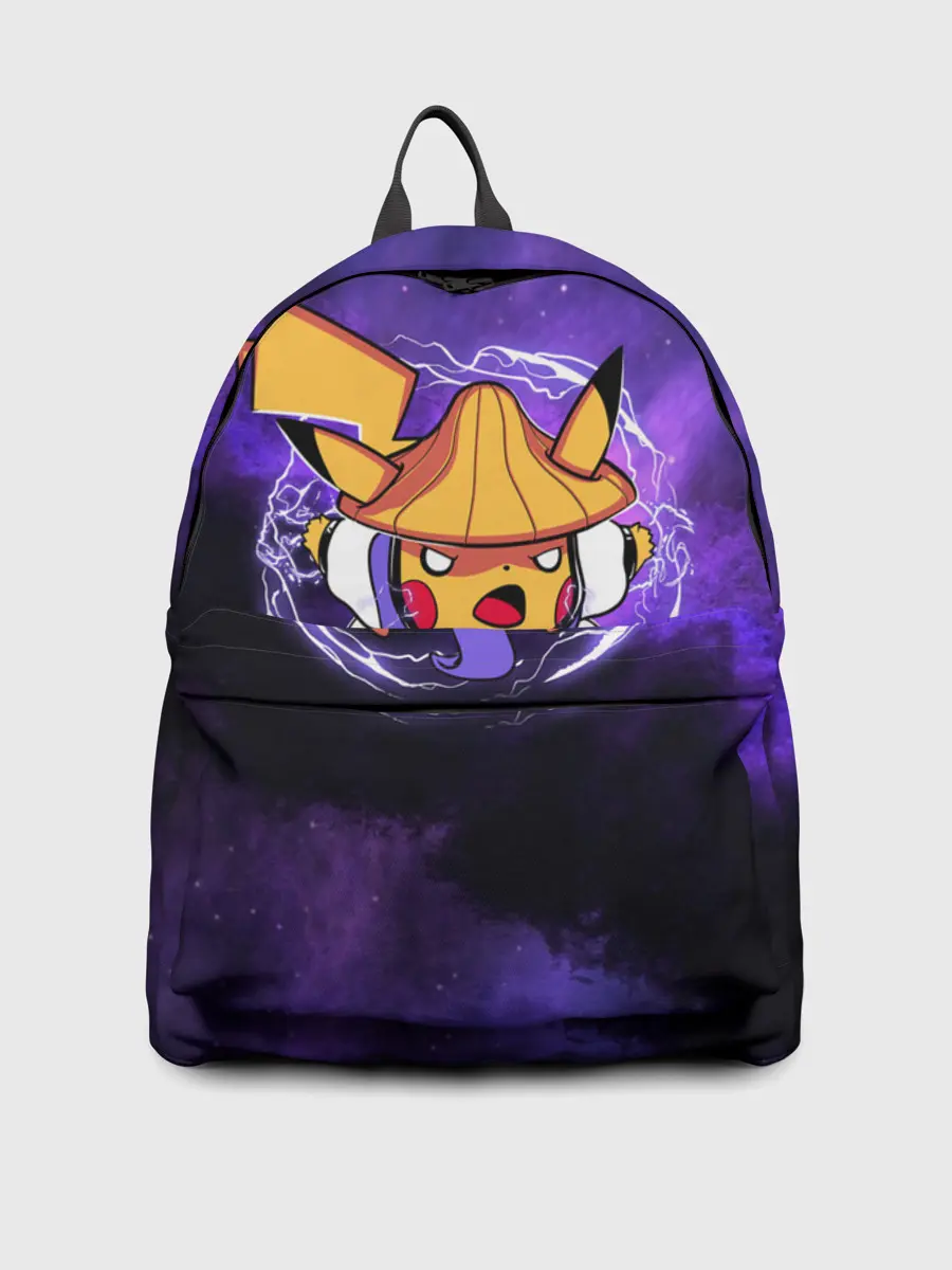 Рюкзак джинсовый / Пикачу прыжок в молниях