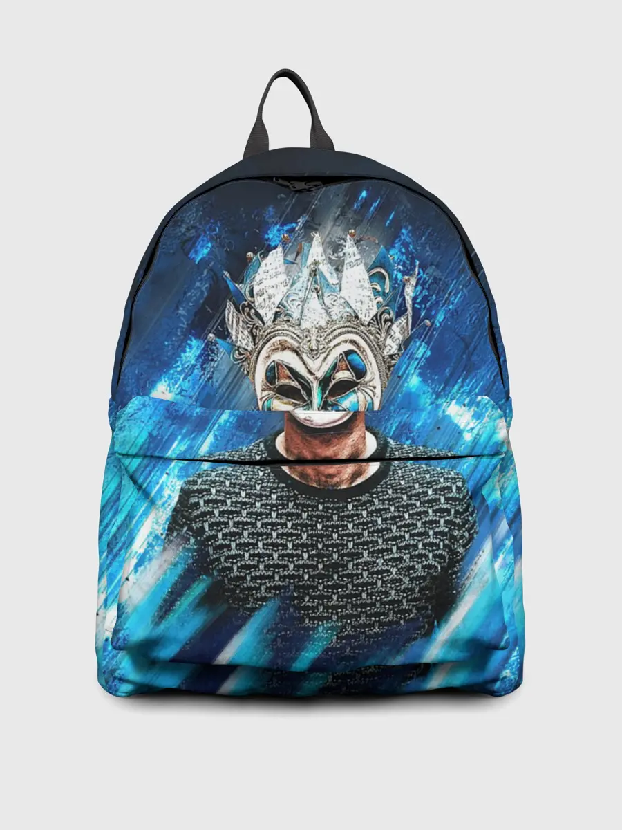 Рюкзак джинсовый / Boris Brejcha Blue