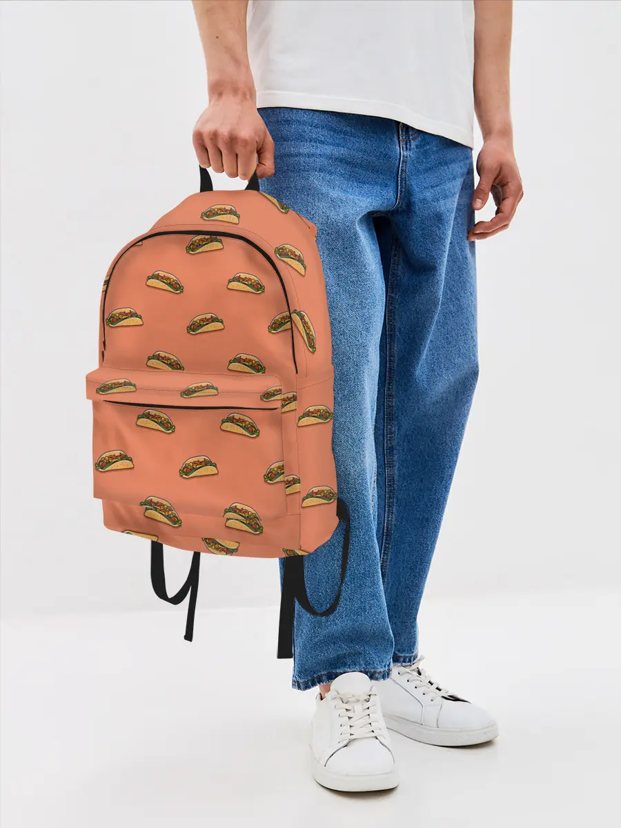 Рюкзак джинсовый / Тако паттерн