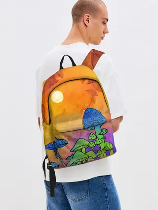 Рюкзак джинсовый / Заколдованный лес