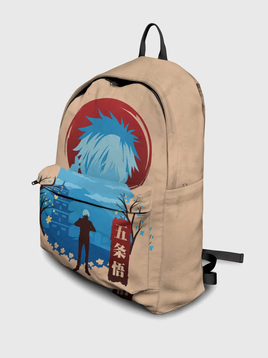 Рюкзак джинсовый / Сатору Годжо Магическая битва