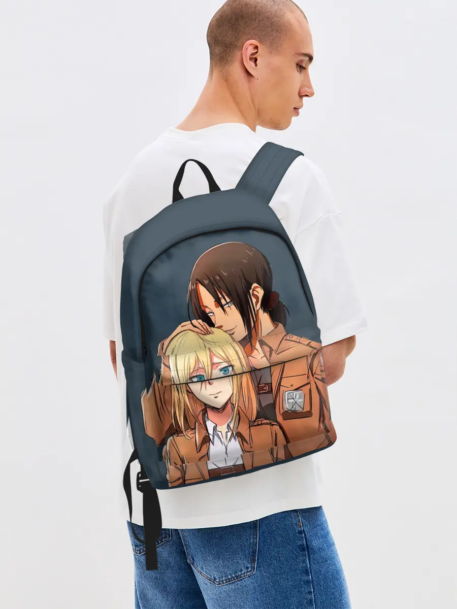 Рюкзак джинсовый / Имир и Хистория