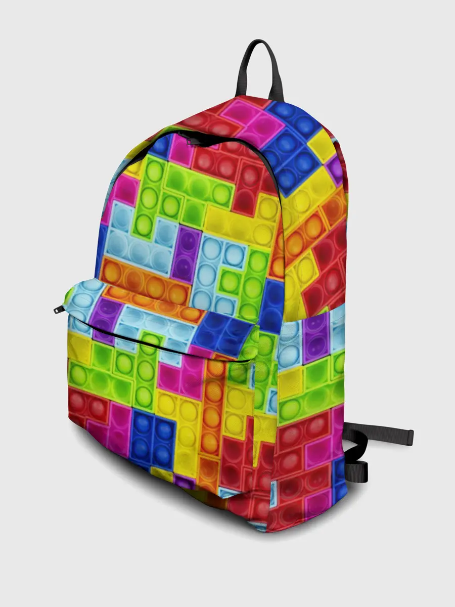 Рюкзак джинсовый / POP IT | ПОП ИТ ПАЗЛ