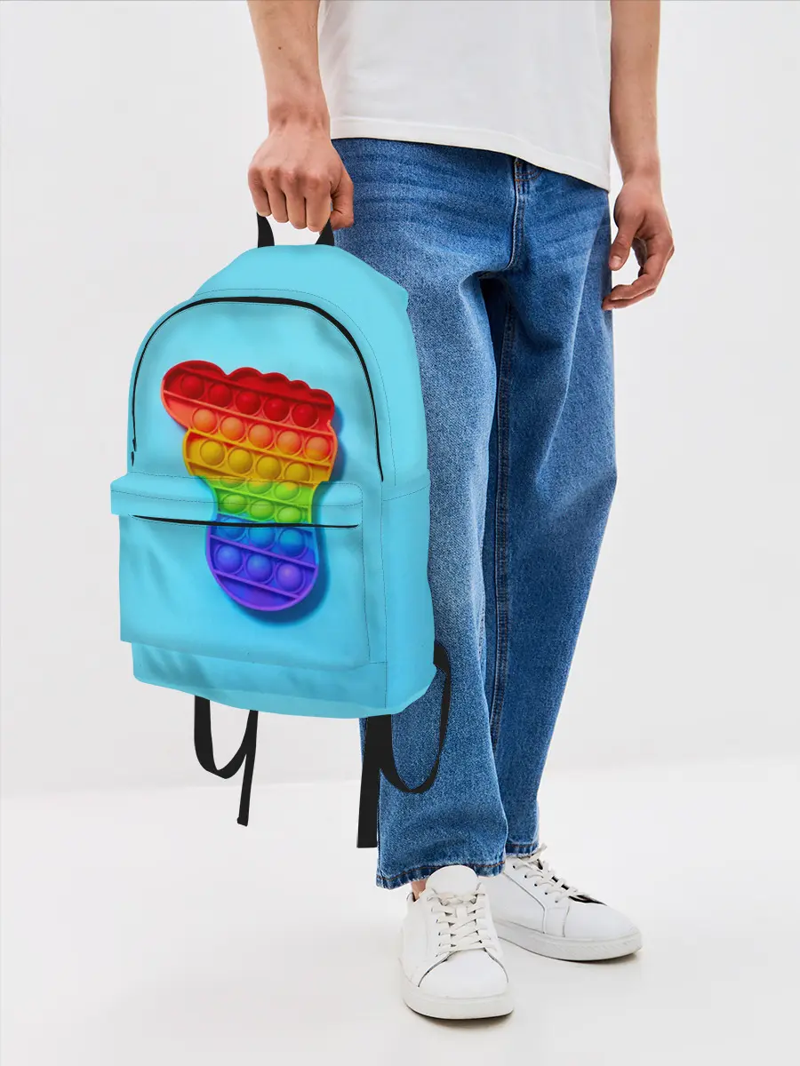 Рюкзак джинсовый / ПОП ИТ СЛЕД НОГИ