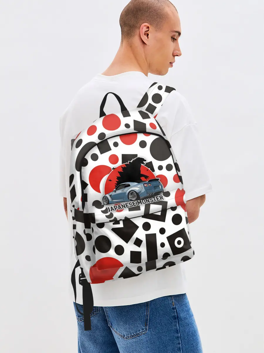 Рюкзак джинсовый / Японские Монстры