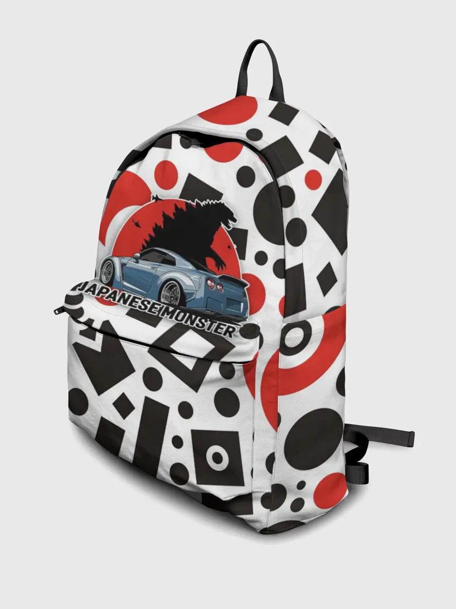 Рюкзак джинсовый / Японские Монстры