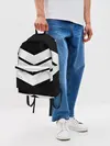 Рюкзак джинсовый / Три полоски
