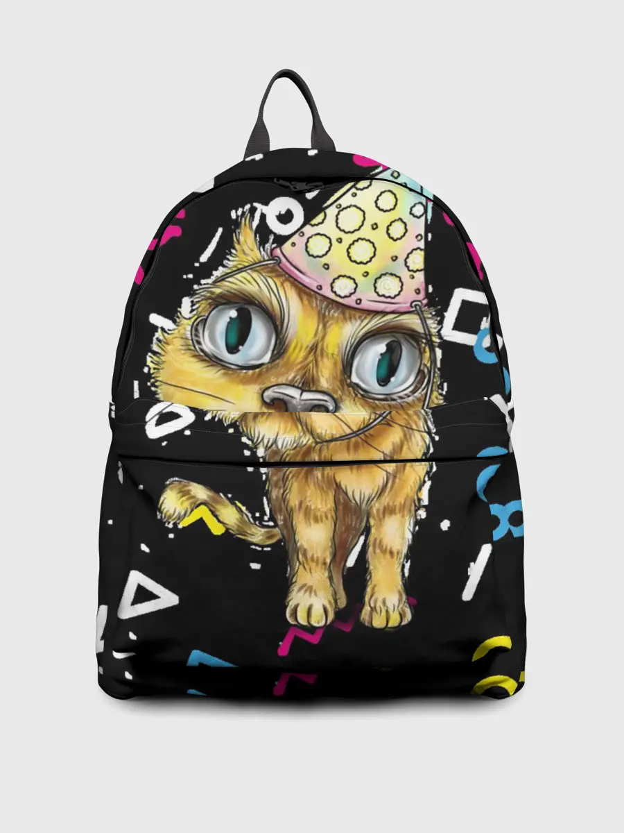 Рюкзак джинсовый / Котик