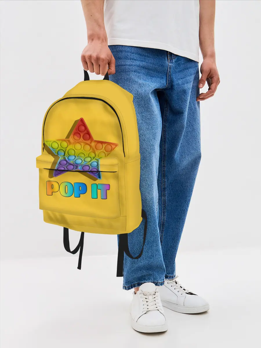 Рюкзак джинсовый / POP IT STAR | ПОП ИТ ЗВЕЗДА