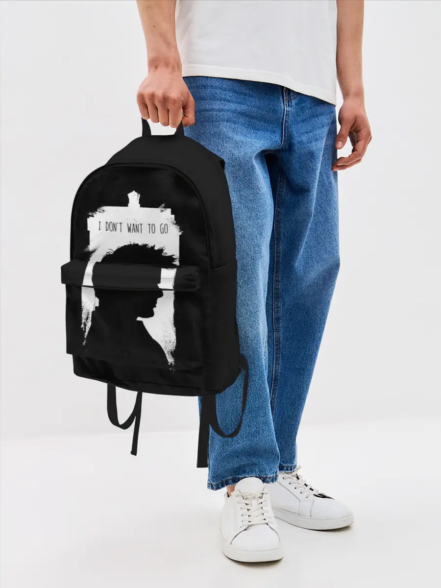 Рюкзак джинсовый / Я не хочу идти