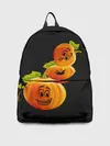 Рюкзак джинсовый / Хэллоуин смешные тыквы