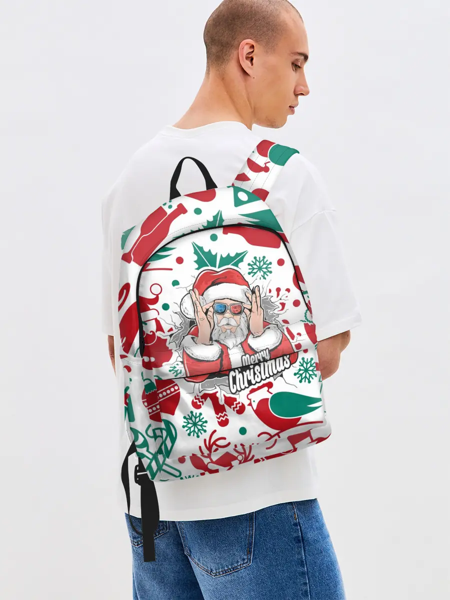 Рюкзак джинсовый / Merry Christmas3D