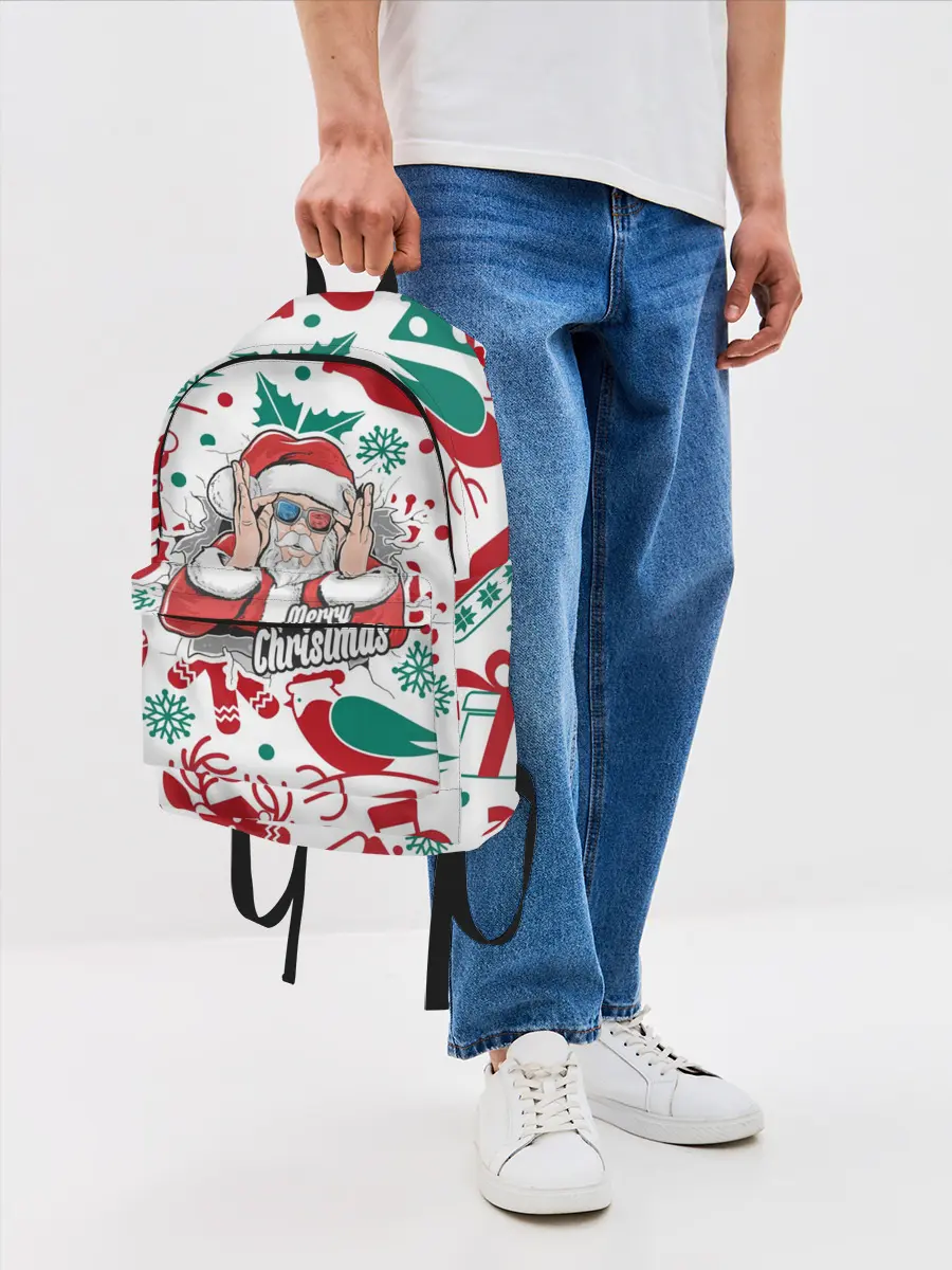 Рюкзак джинсовый / Merry Christmas3D