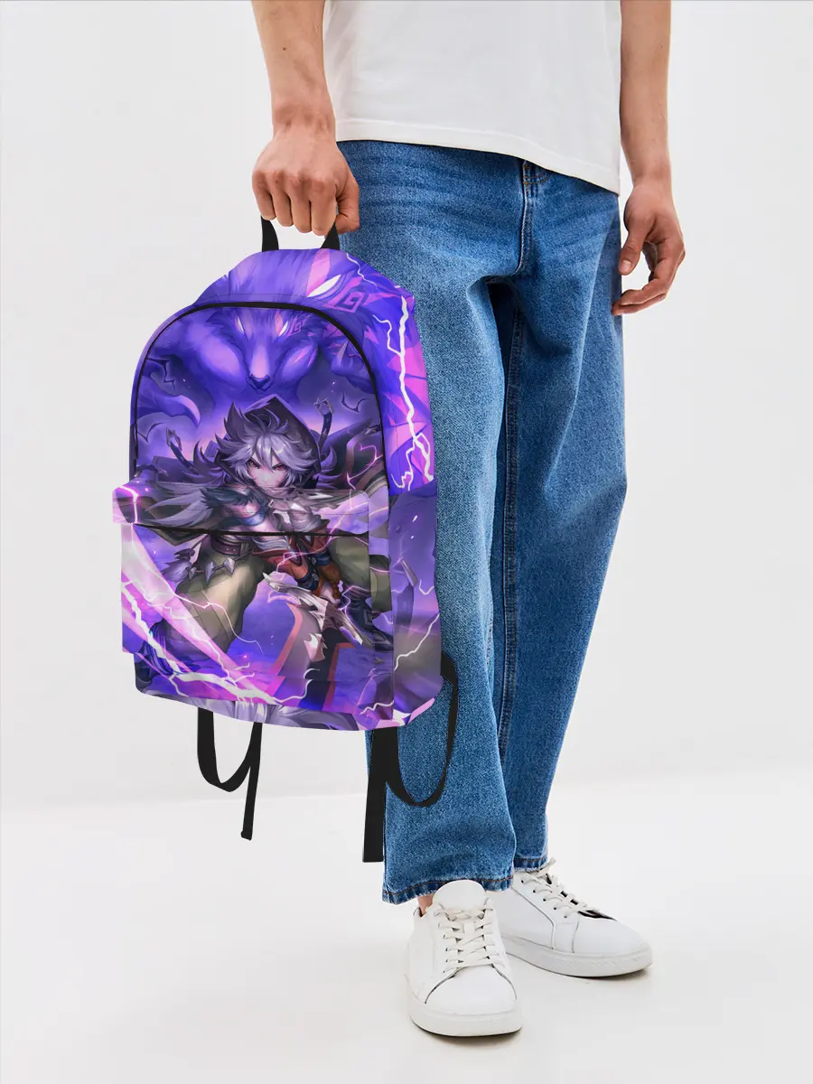 Рюкзак джинсовый / Рэйзор | Genshin Impact | Геншин Импакт