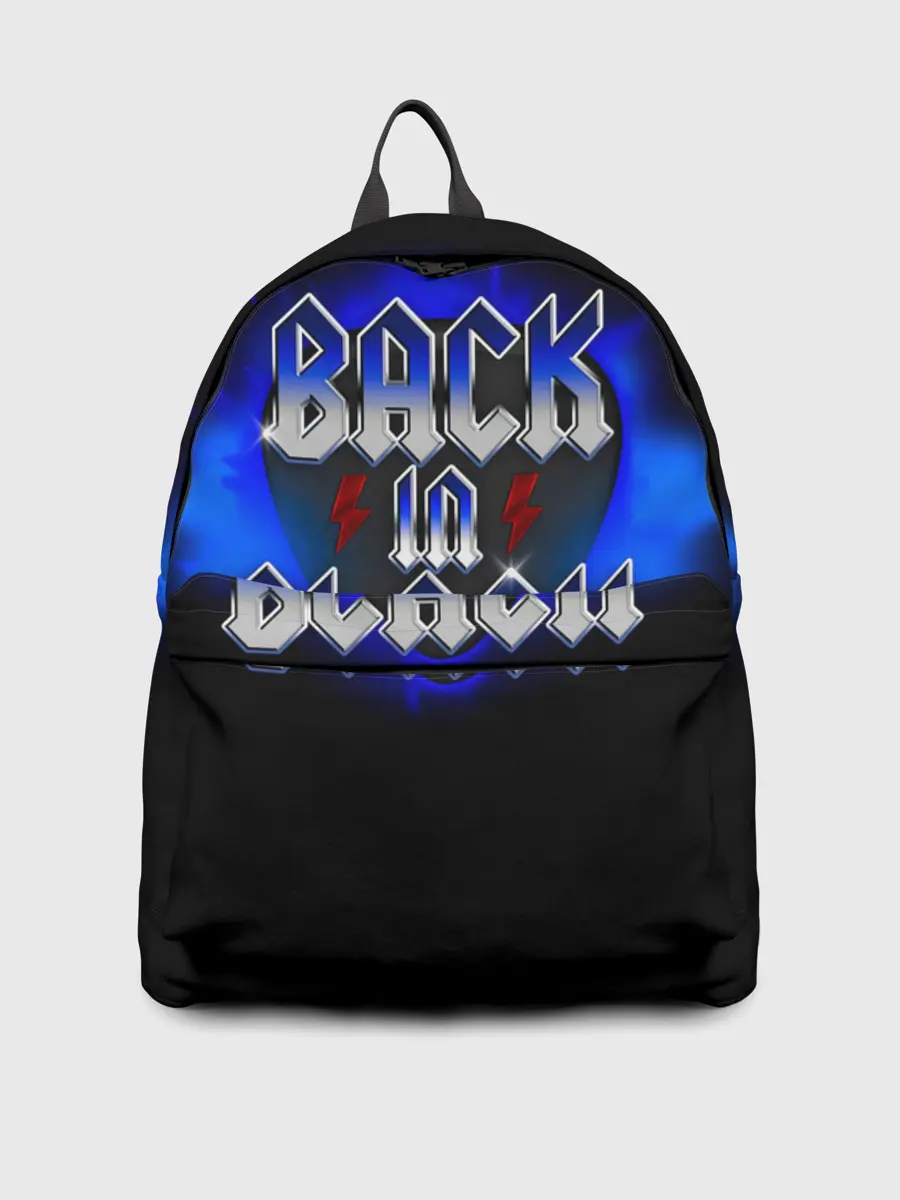 Рюкзак джинсовый / BACK in BLACK AC/DC