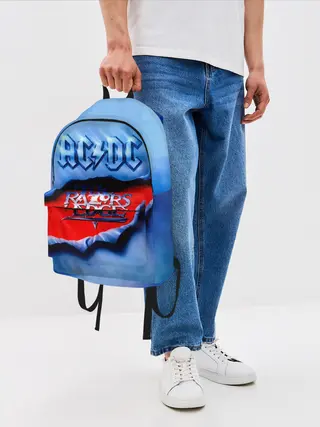 Рюкзак джинсовый / AC/DC - The Razor’s Edge