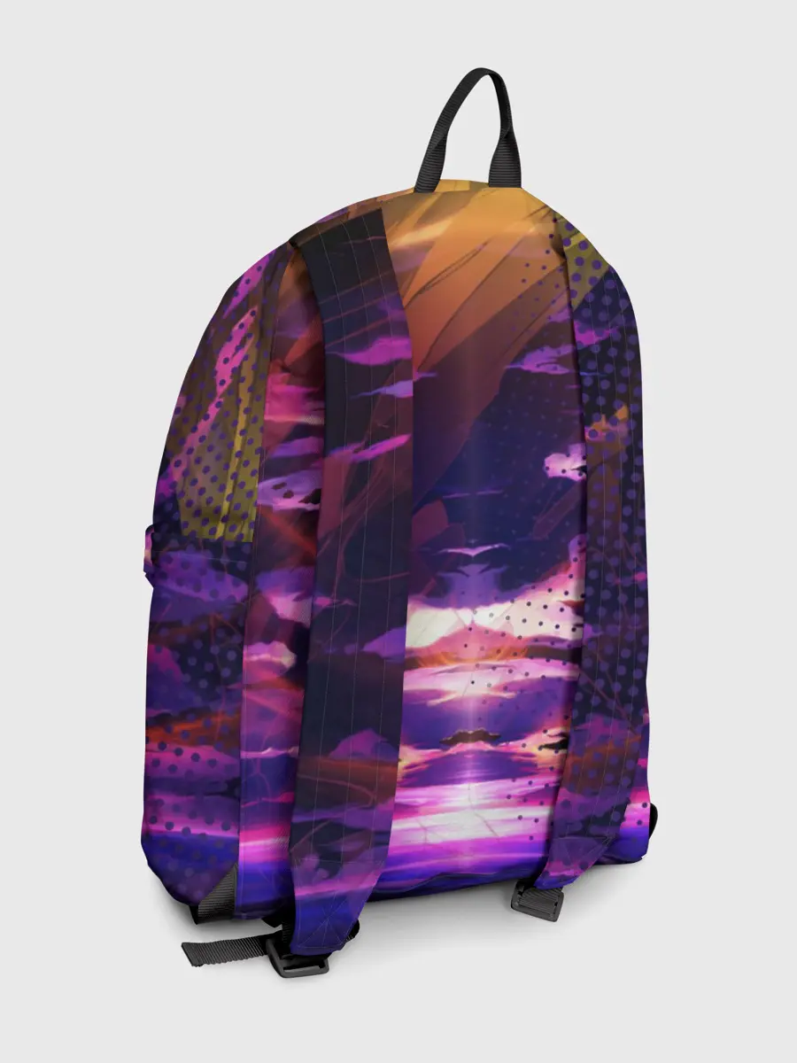 Рюкзак джинсовый / Закат. Облака