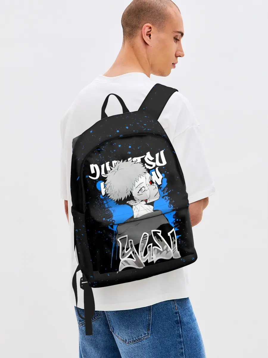 Рюкзак джинсовый / Итадори Юдзи Магическая битва