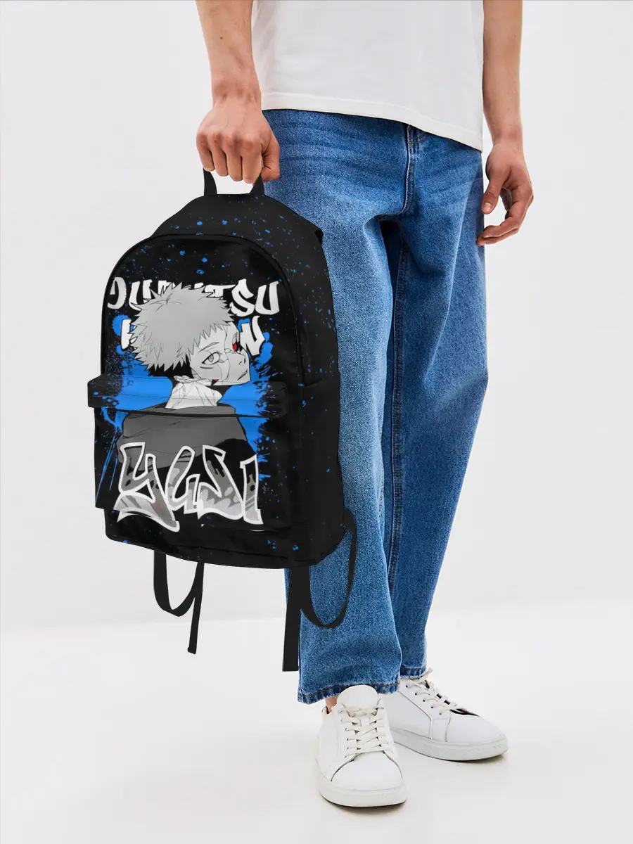 Рюкзак джинсовый / Итадори Юдзи Магическая битва