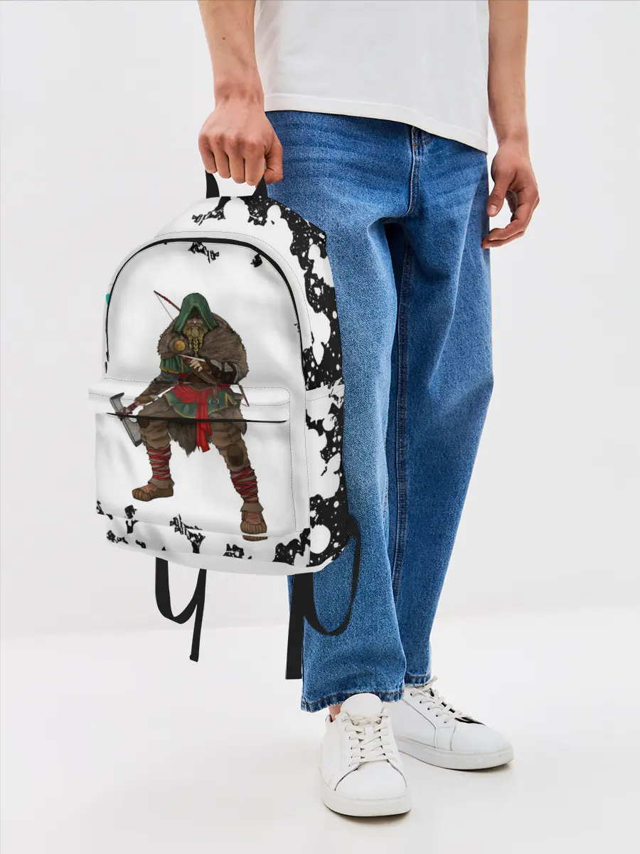 Рюкзак джинсовый / ASSASSINS CREED VALHALLA